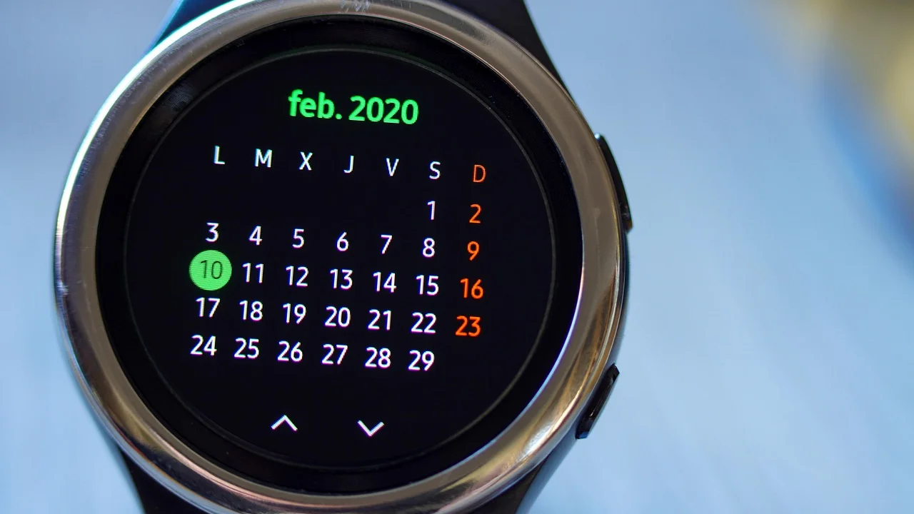 Calendário com dois dias destacados para acompanhar um prazo