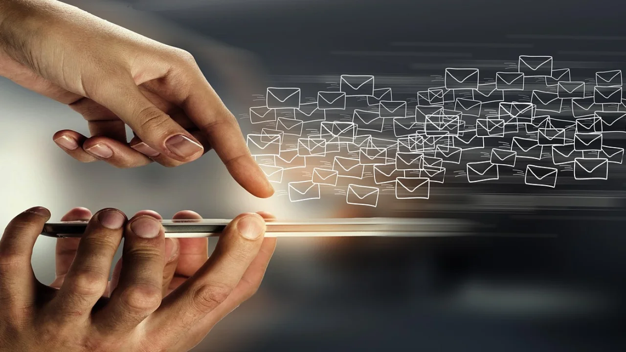 Tela de e-mail com confirmação de recebimento