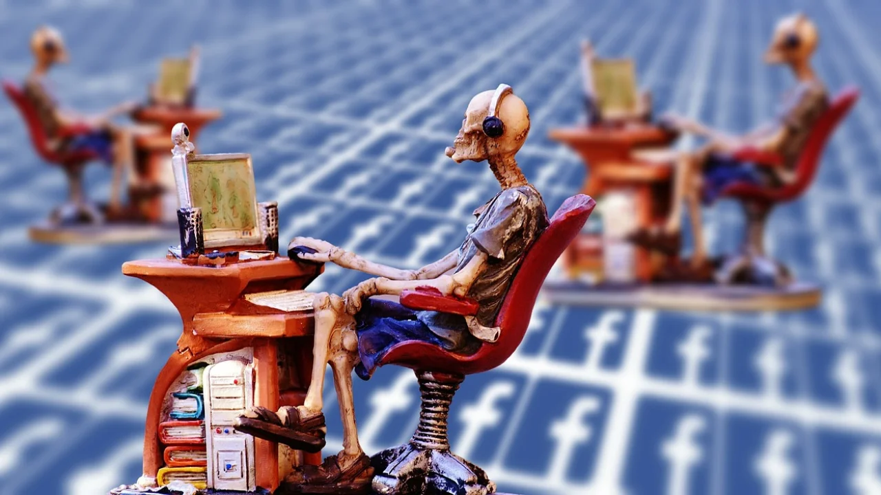 Tela de desktop com opções de privacidade em aplicativo