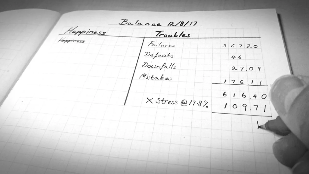 Anotações mostram descontos e aumentos sucessivos
