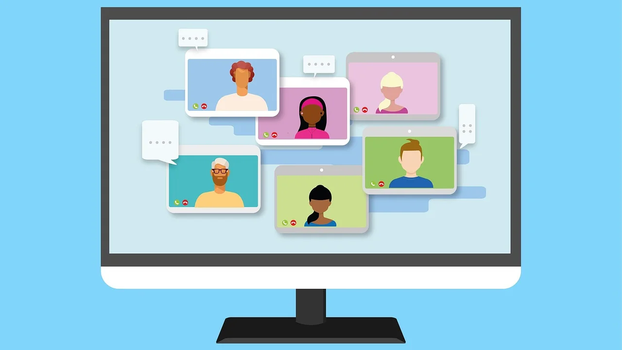 Tela de conversas do WhatsApp aberta em um computador