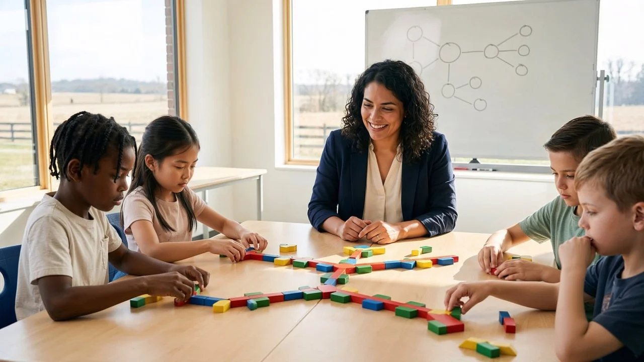 Professores organizando um projeto integrado de aprendizagem