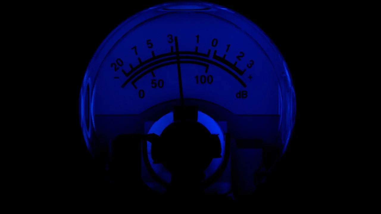 Equipamento de som em ambiente com tratamento acústico