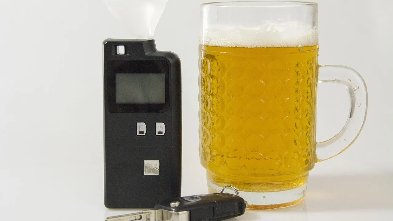 Bafômetro utilizado para avaliar álcool no ar expirado