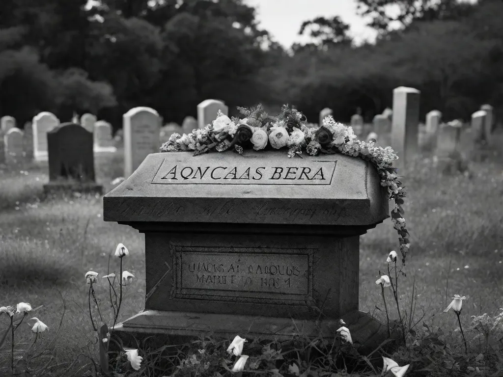 Uma imagem em preto e branco de uma cadeira de madeira desgastada sentada sozinha em uma praia deserta, com as ondas quebrando ao fundo. A cadeira simboliza a ausência e o vazio deixados pela morte de Quincas Berro D'Água, capturando a essência melancólica de sua partida.